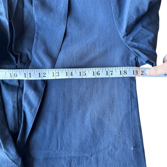 Vince Relaxed Textured Blazer Navy NEW - Picture 5 of 6